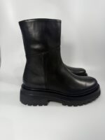 Stivaletto Crown pelle nero art.M21