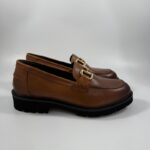 Mocassino Valleverde pelle castagno art.42491