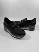 Slip on Donna Serena nero con accessorio gioiello art.5718 - immagine 5