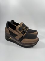 Slip on Donna Serena bronzo con accessorio gioiello art.5718 - immagine 3