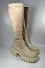 Stivale donna Keys scamosciato beige art.11701 - immagine 3