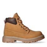 Tronchetto allacciato Tommy Hilfiger ragazzo nabuk ocra art.34125