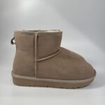 Stivaletto Julien crosta beige con pelliccetta art.I 1201