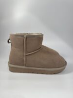Stivaletto Julien crosta beige con pelliccetta art.I 1201