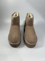 Stivaletto platform Julien crosta beige e pelliccetta art.i251 - immagine 4