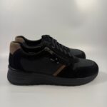 Stringata uomo Valleverde scamosciato blu art.VY954