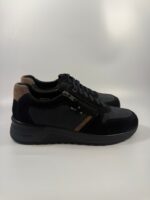 Stringata uomo Valleverde scamosciato blu art.VY954