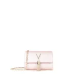Pochette Valentino rosa metalizzato modello Divina