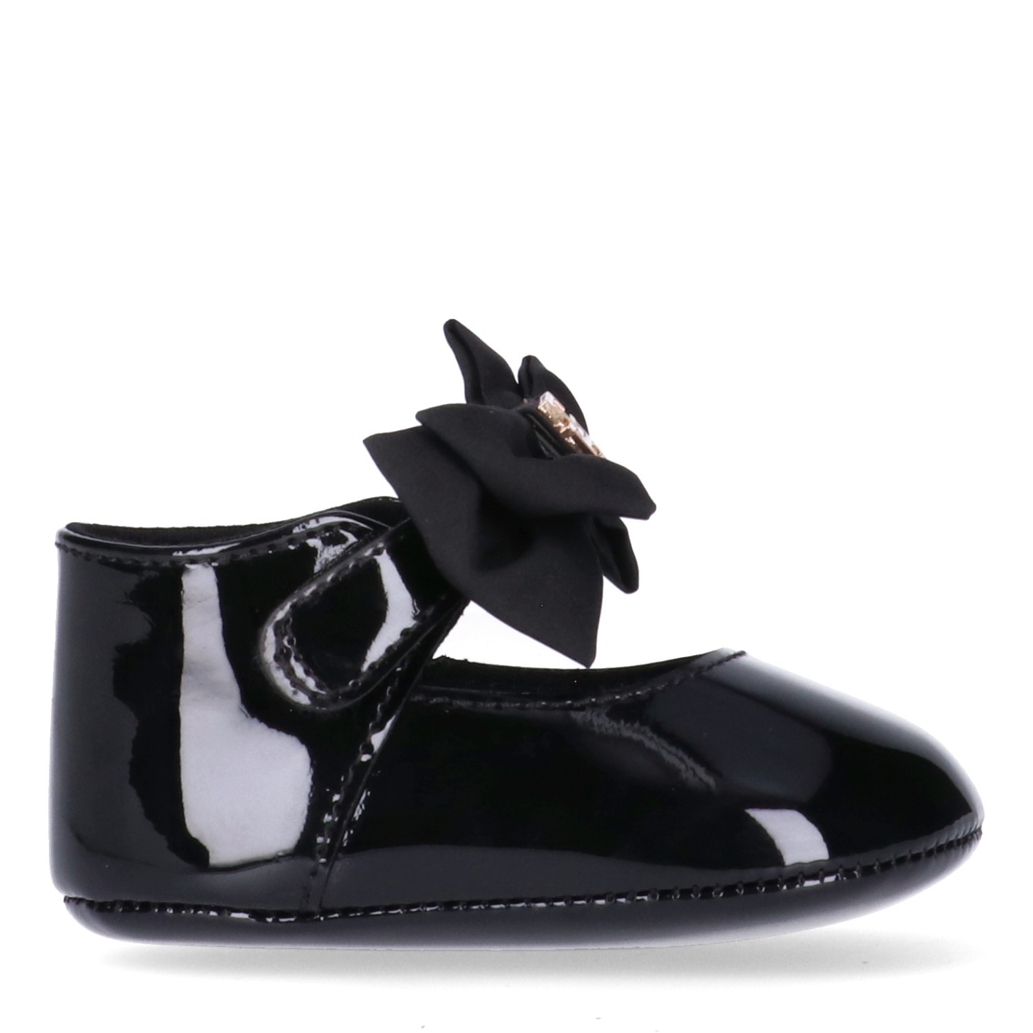 content (3) Ballerina da culla bimba Tommy Hilfiger vernice nero art.33956 - immagine 1