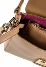 Borsa a mano con pattina U.S Polo Assn. beige art.BEUMF9047WVP - immagine 4