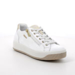 Sneakers con zip laterale Igi&Co bianco/platino art.1144300 - immagine 3