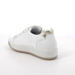 Sneakers con zip laterale Igi&Co bianco/platino art.1144300 - immagine 4