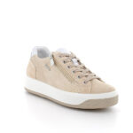 Sneakers con zip laterale Igi&Co scamosciato beige art.1144322 - immagine 3