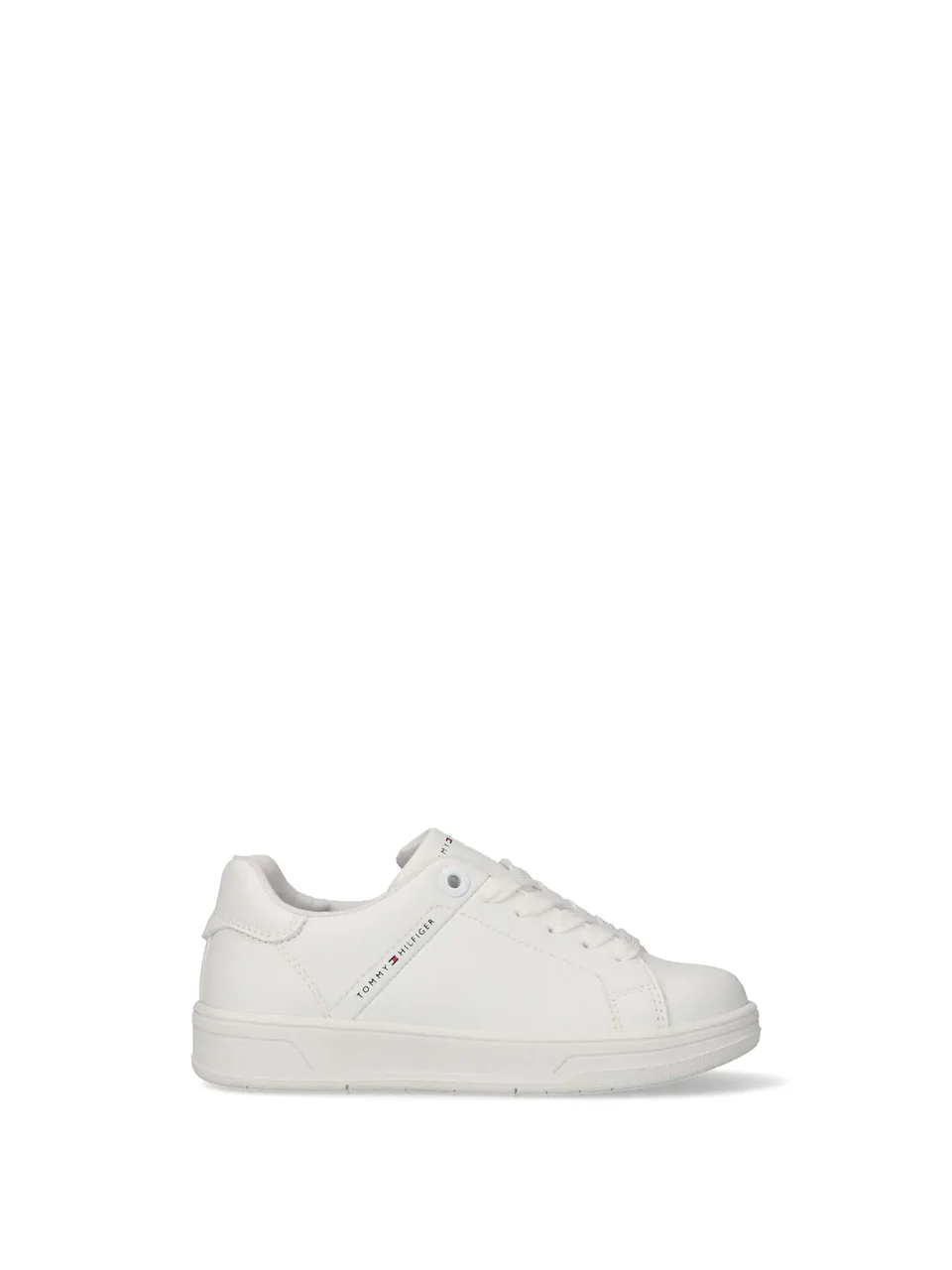 2_2026_7445_T3X9-34357-1355_bianco_1 Sneakers Tommy Hilfiger ragazzo bianco art.34357 - immagine 1
