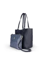 Borsa shopper reversibile U.S Polo Assn. blu art.BEUM08707WVP - immagine 4