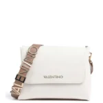 Borsa a spalla grande con pattina Valentino bianca modello AlexiaVBS5A803