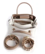 Borsa a mano Valentino bianca modello Alexia VBS5A805 - immagine 4