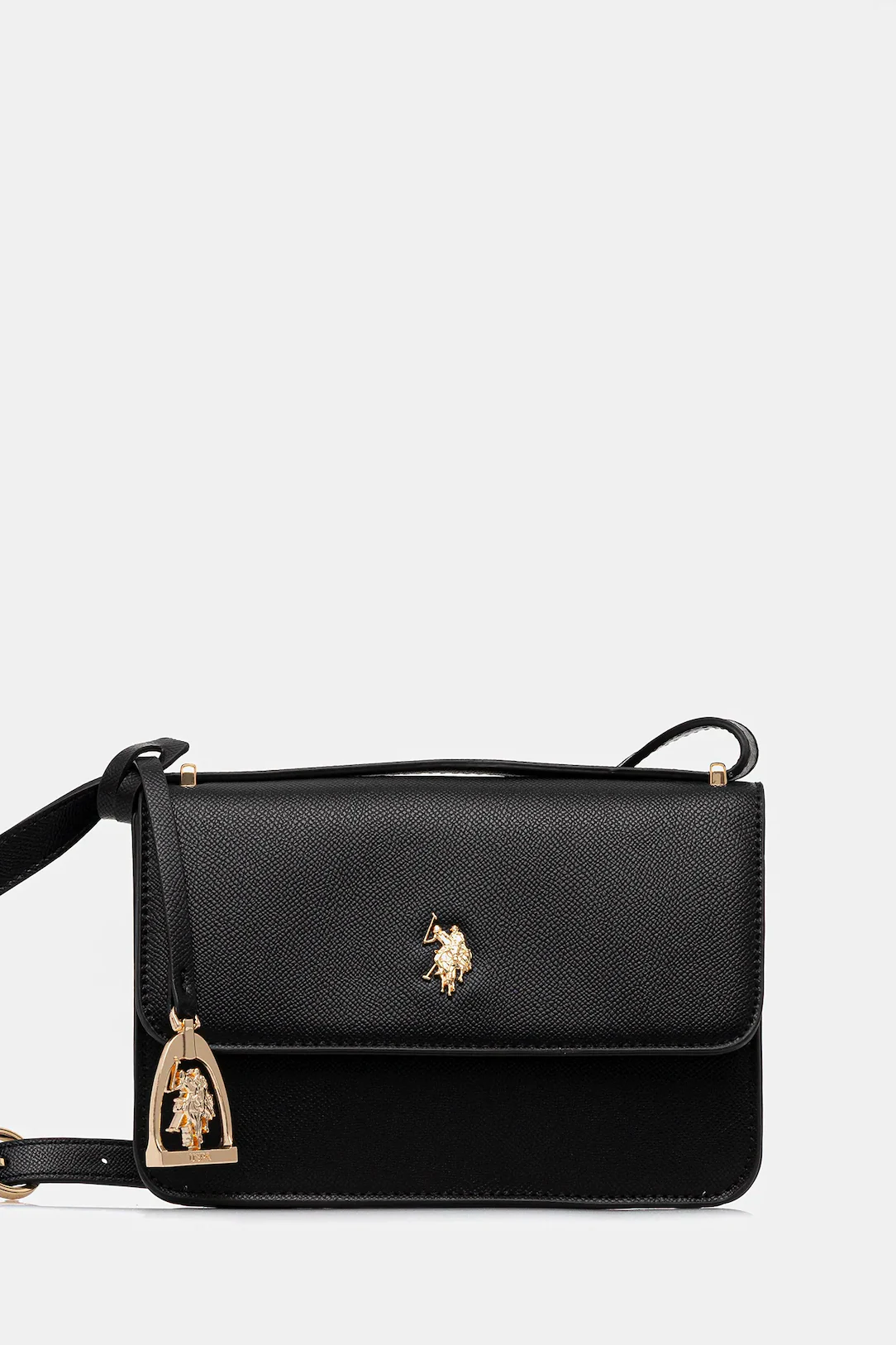 AW25-TOD2B9-99X_F1 Tracolla con pattina U.S Polo Assn. nera art.BIUJE8909WVP - immagine 1