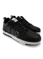 Sneakers Icon uomo nero/bianco art.05618 - immagine 3