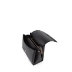 Borsa a spalla grande con pattina Valentino nera modello AlexiaVBS5A803 - immagine 5