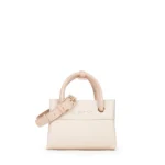 Borsa a mano Valentino ecrù modello Alexia VBS5A805 - immagine 3