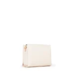 Borsa a spalla piccola Valentino con pattina ecrù modello Alexia VBS5A806 - immagine 4