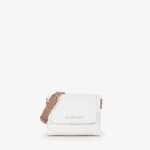 Borsa a spalla piccola Valentino con pattina bianca modello Alexia VBS5A806 - immagine 3