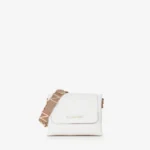 Borsa a spalla piccola Valentino con pattina bianca modello Alexia VBS5A806