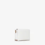 Borsa a spalla piccola Valentino con pattina bianca modello Alexia VBS5A806 - immagine 4