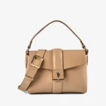Borsa a mano con pattina U.S Polo Assn. beige art.BEUMF9047WVP