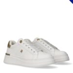 Sneakers Tommy Hilfiger bianco/platino art.34253 - immagine 3