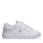 Sneakers Tommy Hilfiger bambina bianco/rosa art.34229