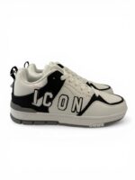 Sneakers Icon bianco con dettagli nero art.05618