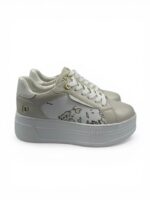 Sneakers platform Alviero Martini avorio stampa Geo Classic art.1341