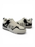 Sneakers Icon bianco con dettagli nero art.05618 - immagine 5