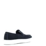 Mocassino uomo 4us scamosciato blu art.25045 - immagine 4