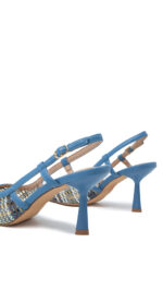 Slingback Keys intrecciata celeste art.12060 - immagine 5