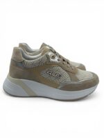 Sneakers 4US Paciotti camoscio beige art.4bx173