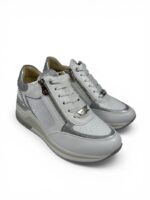 Sneakers Keys bianco/argento art.11812 - immagine 3
