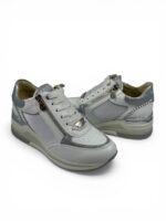Sneakers Keys bianco/argento art.11812 - immagine 5