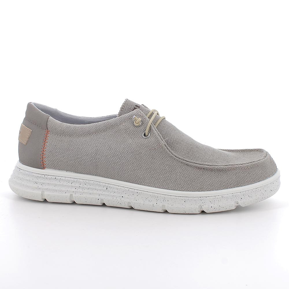 202611114222_2_f090 Mocassino uomo Igi&Co canvas beige art.1114222 - immagine 1