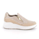 Slip on con zeppa Igi&Co beige/platino art.1141822