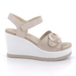 sandali con zeppa Igi&Co beige art.1173022