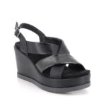 Sandali con zeppa igi&Co nero art.1173200 - immagine 3