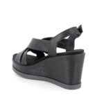 Sandali con zeppa igi&Co nero art.1173200 - immagine 4