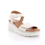 Sandali con zeppa Igi&Co nappa burro con doppio velcro art.1189522 - immagine 3
