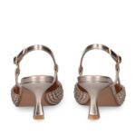 Slingback Exè platino con strass luminosi art.Alisa 410 - immagine 5