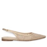 Slingback Exé platino con strass art.Miami 222