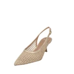 Slingback Exè in rafia platino art.Selena 442 - immagine 3