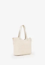 Borsa a spalla Valentino rafia beige modello COURMAYEUR - immagine 4